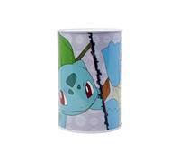 My Sweety Pop Tirelire Pokemon en Métal pour Enfants Boîte à Épargne | Robuste Pikachu et ses Amis Garçon et Fille 15x10x10 cm Coffret Éducatif Argent de Poche