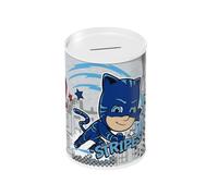 My sweety pop - Tirelire pour Enfant Garcon Blanc et Bleu en métal - Ecole - Rangement pièces - 15 cm - Idée Cadeau