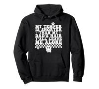 My Temper Is Shorter Than My Dad's Hair Funny Sweat à Capuche