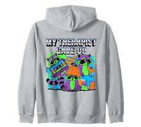 My Therapist Gave Up Cassette à Pizza rétro Raton Laveur Sweat à Capuche