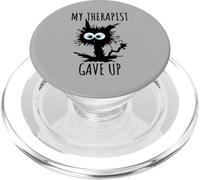 My Therapist Gave Up Mon Thérapeute a Abandonné Chat Drôle PopSockets PopGrip pour MagSafe
