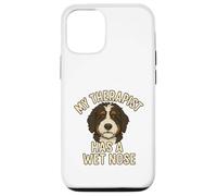 My Therapist Has a Wet Nose - Bernedoodle Edition Coque pour iPhone 12/12 Pro
