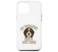 My Therapist Has a Wet Nose - Bernedoodle Edition Coque pour iPhone 12 Pro Max