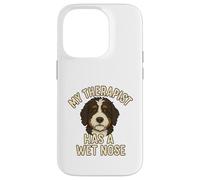 My Therapist Has a Wet Nose - Bernedoodle Edition Coque pour iPhone 14 Pro