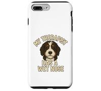 My Therapist Has a Wet Nose - Bernedoodle Edition Coque pour iPhone 7 Plus/8 Plus