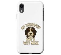 My Therapist Has a Wet Nose - Bernedoodle Edition Coque pour iPhone XR