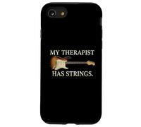 My Therapist Has Strings Citation pour Guitare électrique Coque pour iPhone SE (2020) / 7/8