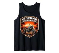 My Therapist Has Two Wheels Street Moto Biker Débardeur