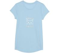 My Therapist Has Whiskers - Santé mentale des Amoureux des Chats T-Shirt, Fille, Bleu Céleste, S