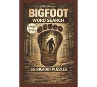 My Therapy Bigfoot Word Search: Bigfoot Word Search Puzzle Book for Adults: 55 Large Print Sasquatch Puzzles Featuring Forest Trails, Tracks, Wilderness, and Hidden Word Challenges