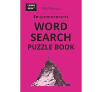 My Therapy Empowerment Word Search Puzzle Book: Large Print Positive Word Search Puzzle Book for Adults: 55 Empowering Puzzles for Confidence, Focus and Stress Relief