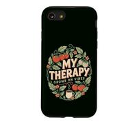 My Therapy Grows on Vines Humour Jardin Tomates Coque pour iPhone SE (2020) / 7/8