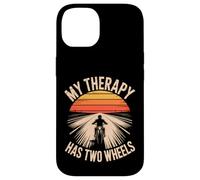 My Therapy Has Two Wheels Moto Coque pour iPhone 14