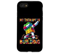 My Therapy is Building Funny Master Builder Dabbing Coque pour iPhone SE (2020) / 7/8