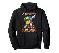 My Therapy is Building Funny Master Builder Dabbing Sweat à Capuche
