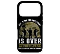 My Time in Uniform is Over But Being a Desert Storm Vetera Coque pour iPhone 17 Pro