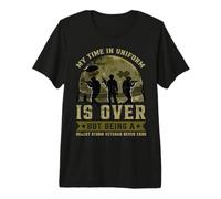 My Time in Uniform is Over But Being a Desert Storm Vetera T-Shirt Haut de Gamme