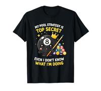 My Top Secret Strategy Billard 8 balles pour Homme T-Shirt