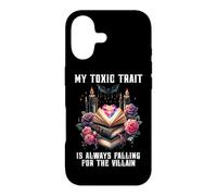 My Toxic Trait is Always Falling for The Villain Era Romance Coque pour iPhone 17