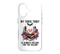 My Toxic Trait is Always Falling for The Villain Era Romance Coque pour iPhone 17