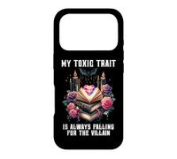 My Toxic Trait is Always Falling for The Villain Era Romance Coque pour iPhone 17 Pro