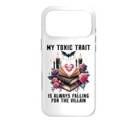 My Toxic Trait is Always Falling for The Villain Era Romance Coque pour iPhone 17 Pro Max