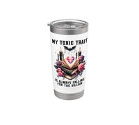 My Toxic Trait is Always Falling for the Villain Era Romance Gobelet isotherme en acier inoxydable double paroi