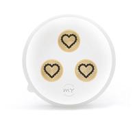 My Trafile - Pasta disque Ligne Pro N°462 Macaronis en forme de coeur compatible avec Philips Pasta Maker Avance/7000 series