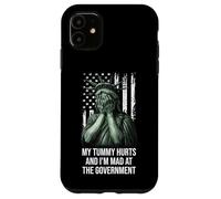 My Tummy Hurts and I'm at the Government Protest Resist Flag Coque pour iPhone 11