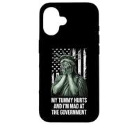 My Tummy Hurts and I'm at the Government Protest Resist Flag Coque pour iPhone 16