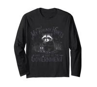 My Tummy Hurts and I'm Mad At The Government - Raccoon Manche Longue