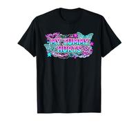 My Tummy Hurts Cyber Y2K Maximalist Rhinestone T-Shirt