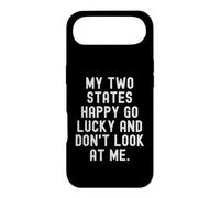 My Two States Happy go Lucky and Don't Look at me Coque pour iPhone Air