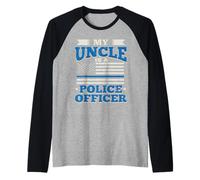 My Uncle Is A Police Officer Police Mon Oncle est Policier Manche Raglan