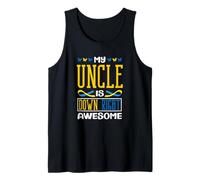 My Uncle is Down Right Awesome Down Syndrome de Down T21 Débardeur