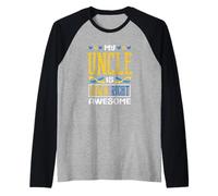My Uncle is Down Right Awesome Down Syndrome de Down T21 Manche Raglan