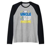 My Uncle is Down Right Awesome Sensibilisation au Syndrome de Down Manche Raglan