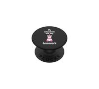 My Unicorn Ate My Homework Unicorn Lover PopSockets PopGrip Adhésif