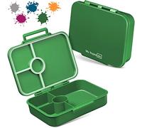 My Vesperbox Bia - Bento Box enfants - Lunch box étanche et extrêmement robuste - Boîte à sandwich - Sam le pompier - Idéal pour la maternelle et l'école (vert)
