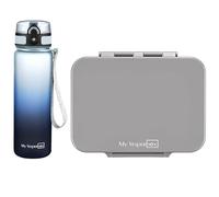 My Vesperbox - Ensemble Bia - Boîte à sandwich et gourde de 750 ml pour enfants - Anti-fuite et sans BPA - Boîte à déjeuner pour l'école et la maternelle - Ensemble boîte à bento