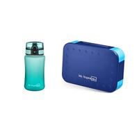 My Vesperbox - Ensemble Mini Lite - Boîte à bento et gourde de 350 ml - Boîte à déjeuner avec compartiments variables - Boîte à déjeuner pour enfants - Anti-fuite - Sans BPA - Idéal pour l'école et la