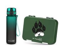 My Vesperbox - Len - Ensemble - Boîte à déjeuner et gourde de 500 ml pour enfants - Anti-fuite et sans BPA - Boîte à déjeuner pour l'école et la maternelle - Set boîte à bento