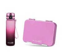 My Vesperbox - Len - Ensemble - Boîte à sandwich et gourde de 500 ml pour enfants - Anti-fuite et sans BPA - Boîte à déjeuner pour l'école et la maternelle - Boîte à bento - Kit de rentrée scolaire