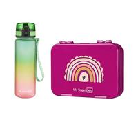 My Vesperbox - Len - Ensemble - Boîte à sandwich et gourde de 750 ml pour enfants - Anti-fuite et sans BPA - Boîte à déjeuner pour l'école et la maternelle - Ensemble boîte à bento