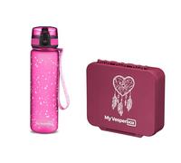 My Vesperbox Liv Set - Boîte à déjeuner et gourde de 500 ml pour enfants - Anti-fuite et sans BPA - Boîte à déjeuner pour l'école et la maternelle - Fabriqué en Allemagne