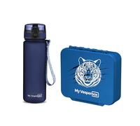 My Vesperbox Liv Set - Boîte à déjeuner et gourde de 500 ml pour enfants - Anti-fuite et sans BPA - Boîte à déjeuner pour l'école et la maternelle - Fabriqué en Allemagne