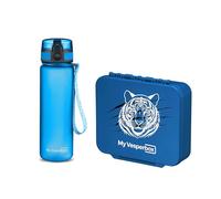 My Vesperbox Liv Set - Boîte à déjeuner et gourde de 500 ml pour enfants - Anti-fuite et sans BPA - Boîte à déjeuner pour l'école et la maternelle - Fabriqué en Allemagne