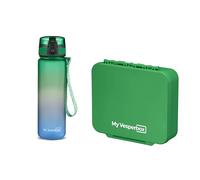My Vesperbox Liv Set - Boîte à déjeuner et gourde de 500 ml pour enfants - Anti-fuite et sans BPA - Boîte à déjeuner pour l'école et la maternelle - Fabriqué en Allemagne