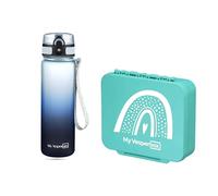 My Vesperbox Liv Set - Boîte à déjeuner et gourde de 500 ml pour enfants - Anti-fuite et sans BPA - Boîte à déjeuner pour l'école et la maternelle - Fabriqué en Allemagne
