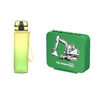 My Vesperbox Liv Set - Boîte à déjeuner et gourde de 500 ml pour enfants - Anti-fuite et sans BPA - Boîte à déjeuner pour l'école et la maternelle - Fabriqué en Allemagne